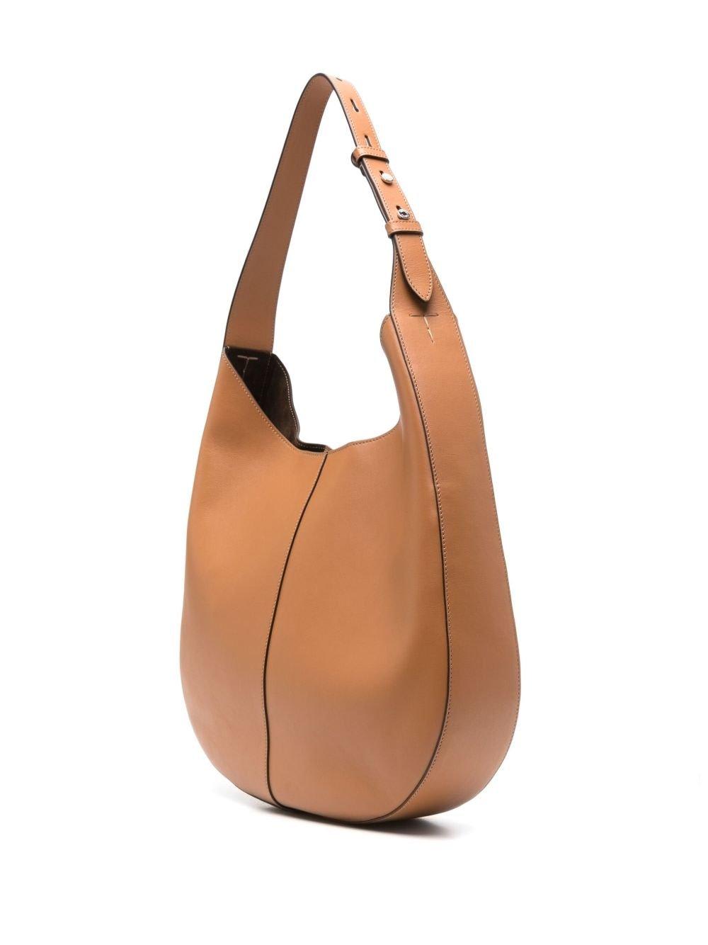 Tod's Medium Leather Hobo Bag With Adjustable Shoulder Strap