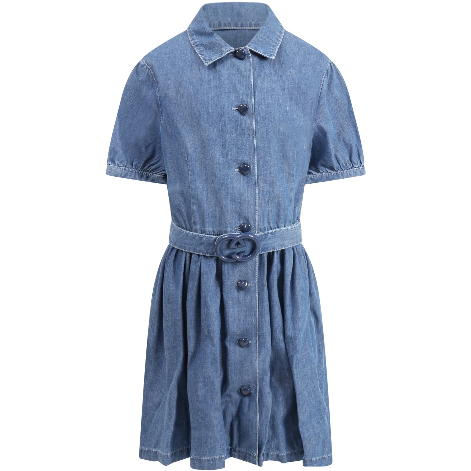 Photo of  Gucci Blue Dress Denim For Girl- shop Gucci Dresses online sales