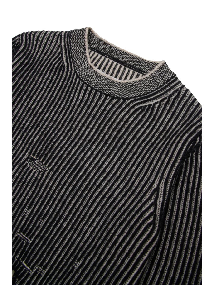 Mm6 Maison Margiela Jersey With Logo In Gray