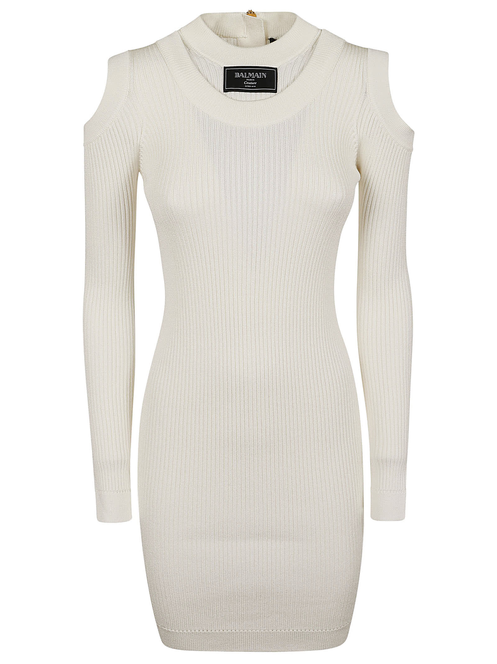 Ls Db Col Shoulder Cut Knit Dress