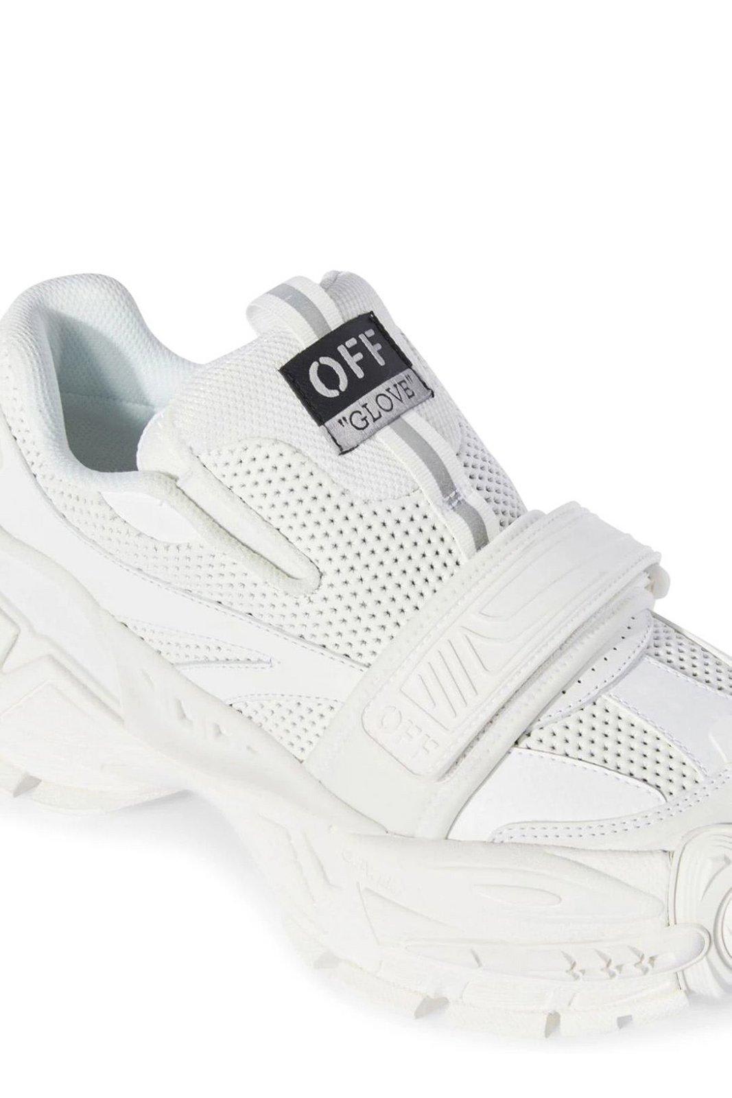 Shop Off-white Glove Slip-on Sneakers In White