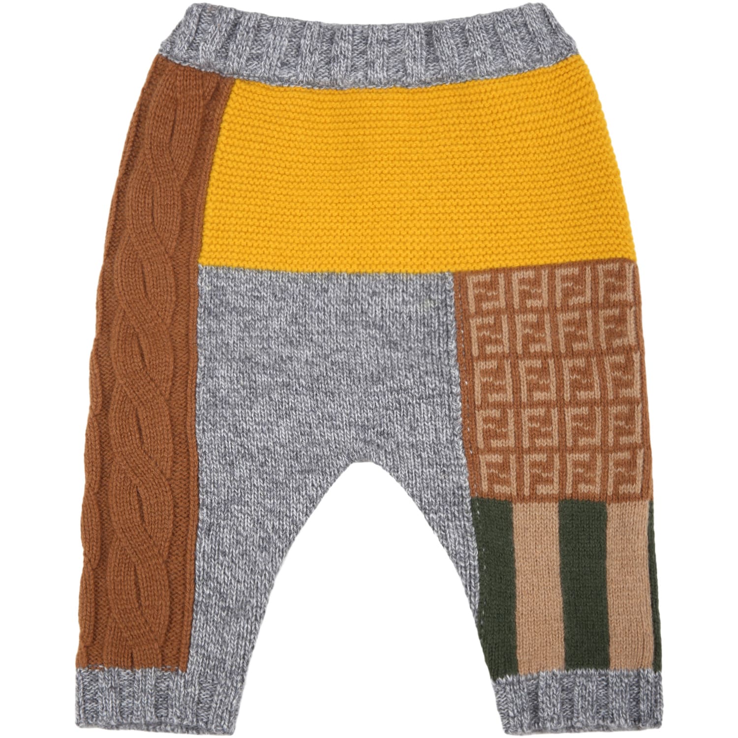 Fendi Multicolor Leggings For Baby Boy With Double Ff