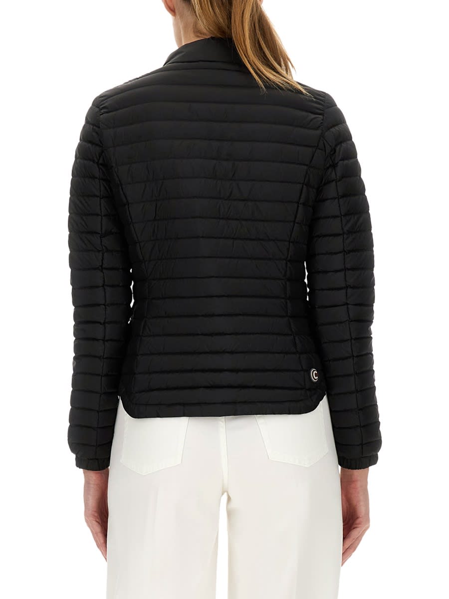 Colmar Down Jacket With Knitted Cuffs In Black