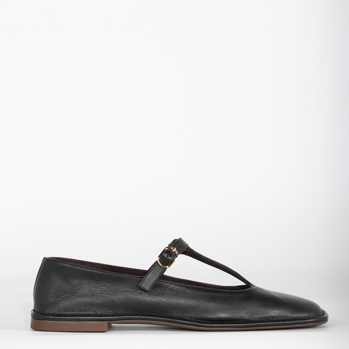 The Row Square T-strap Flats