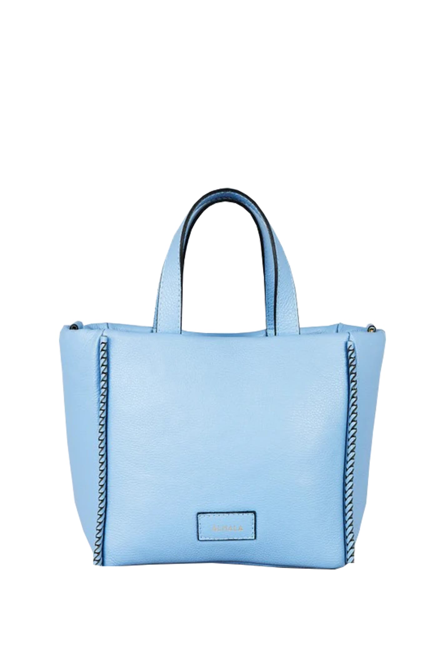 Shop Almala Handbag In Clear Blue
