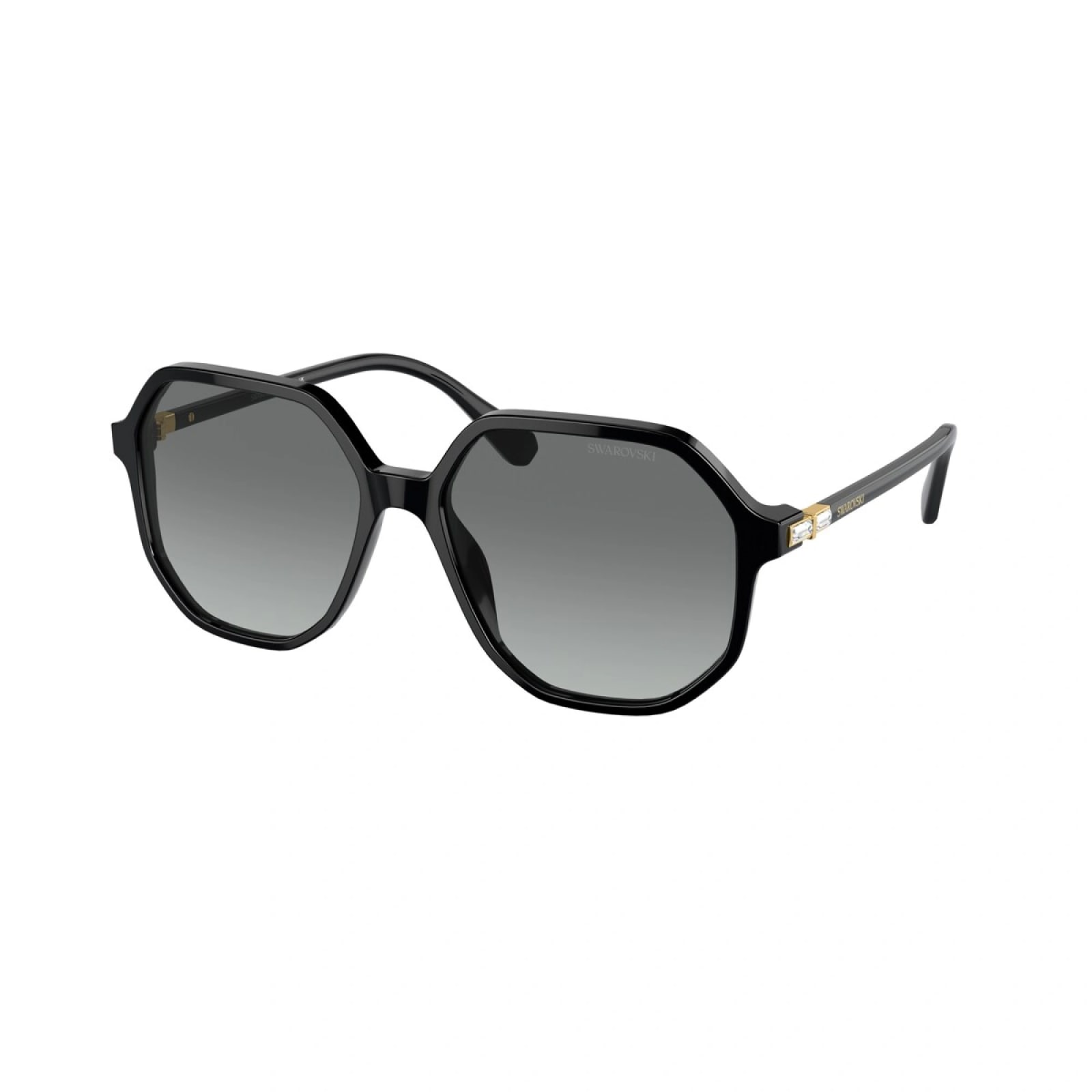 Shop Swarovski Sk6003 100111 Sunglasses In Nero