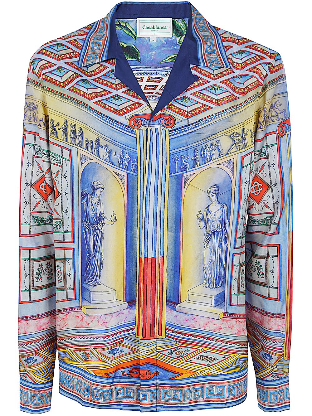 CASABLANCA LE TEMPLE SATIN SHIRT 