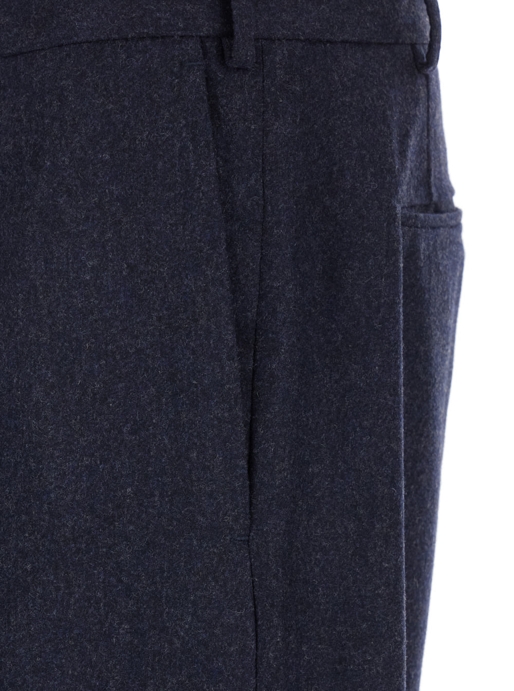 Pt Torino Midnight Blue Stretch Modal Blend Pant In Blue