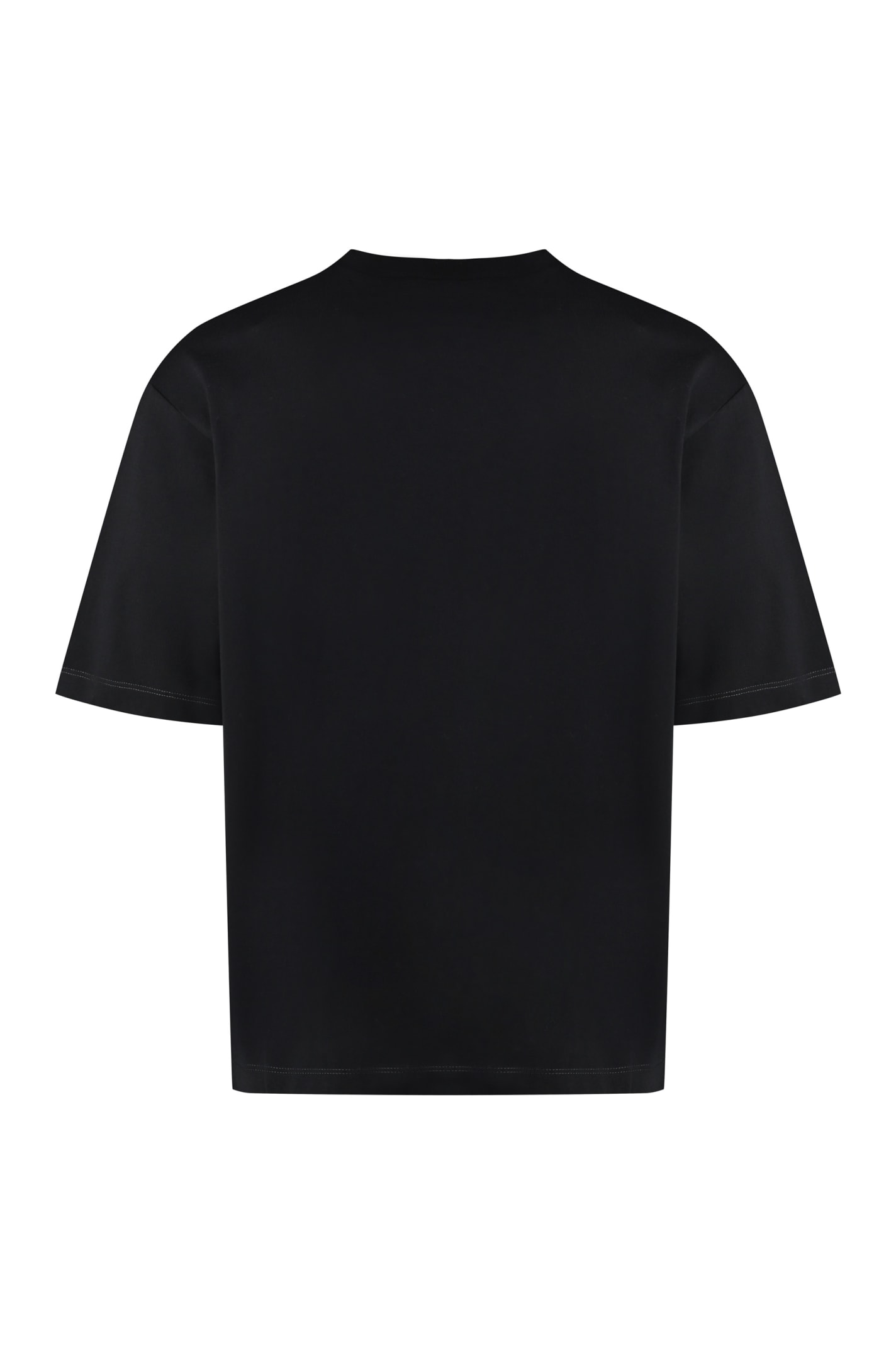 Shop Dsquared2 Cotton Crew-neck T-shirt In Nero