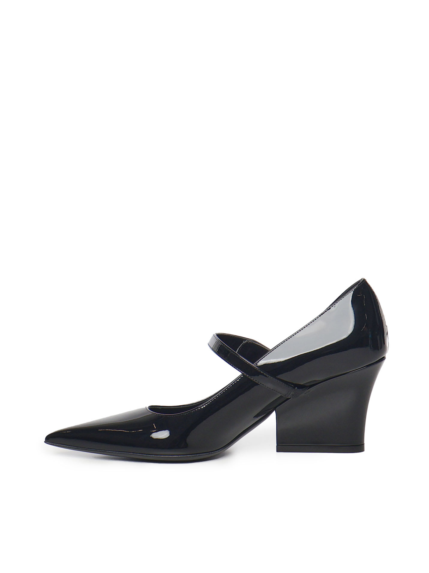 Shop Valentino Pointed Toe Mary Jane Pumps In Black