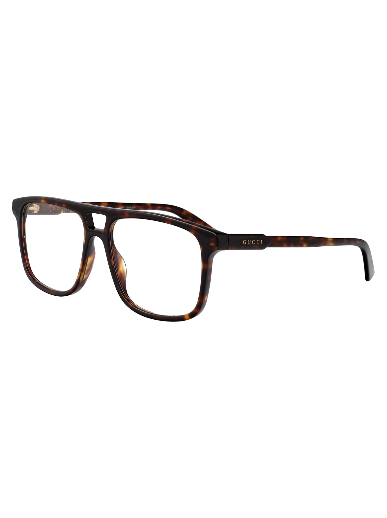 Shop Gucci Gg1035o Glasses In 002 Havana Havana Transparent