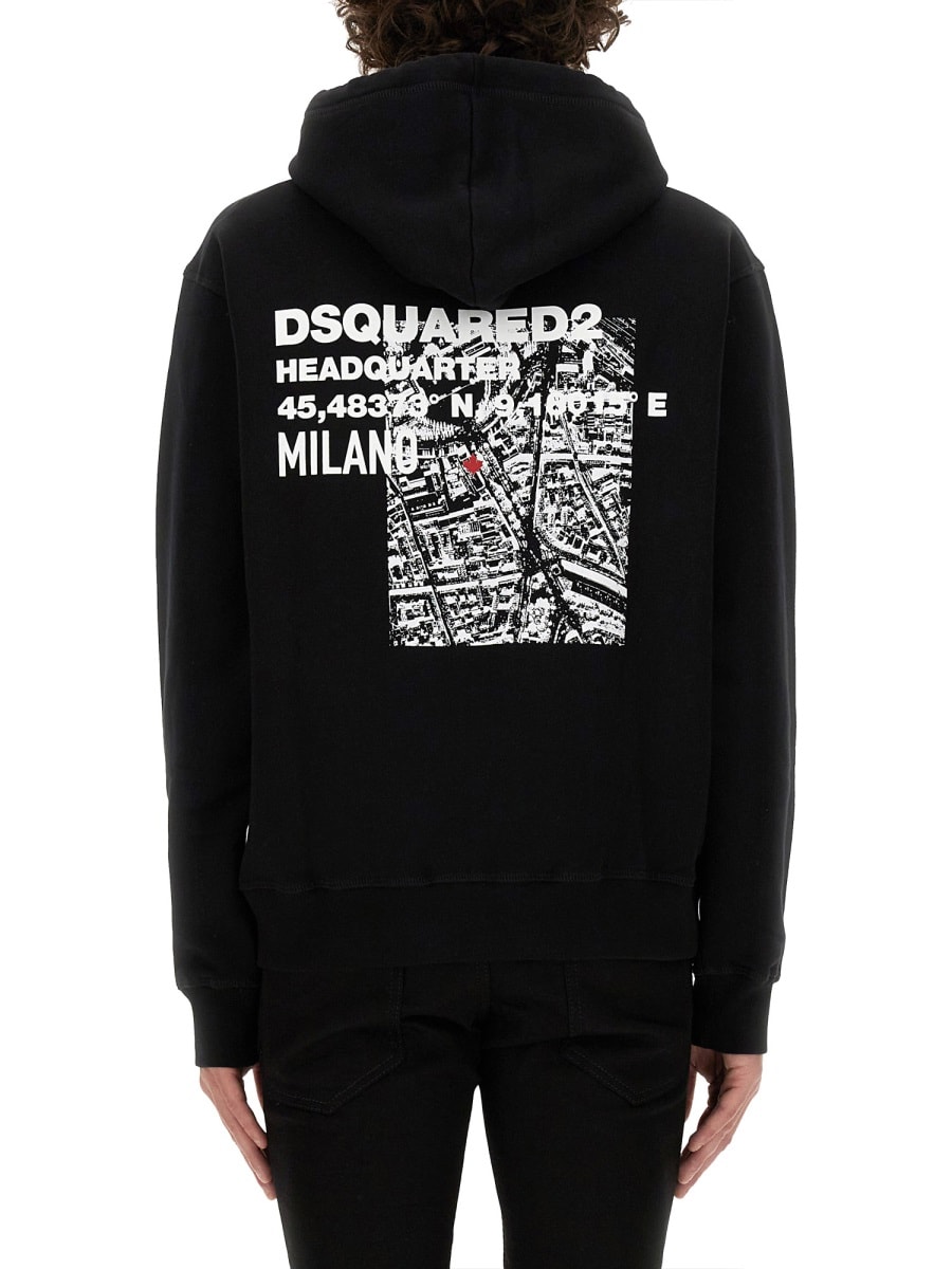 Shop Dsquared2 Cool Fit Sweatshirt In Black