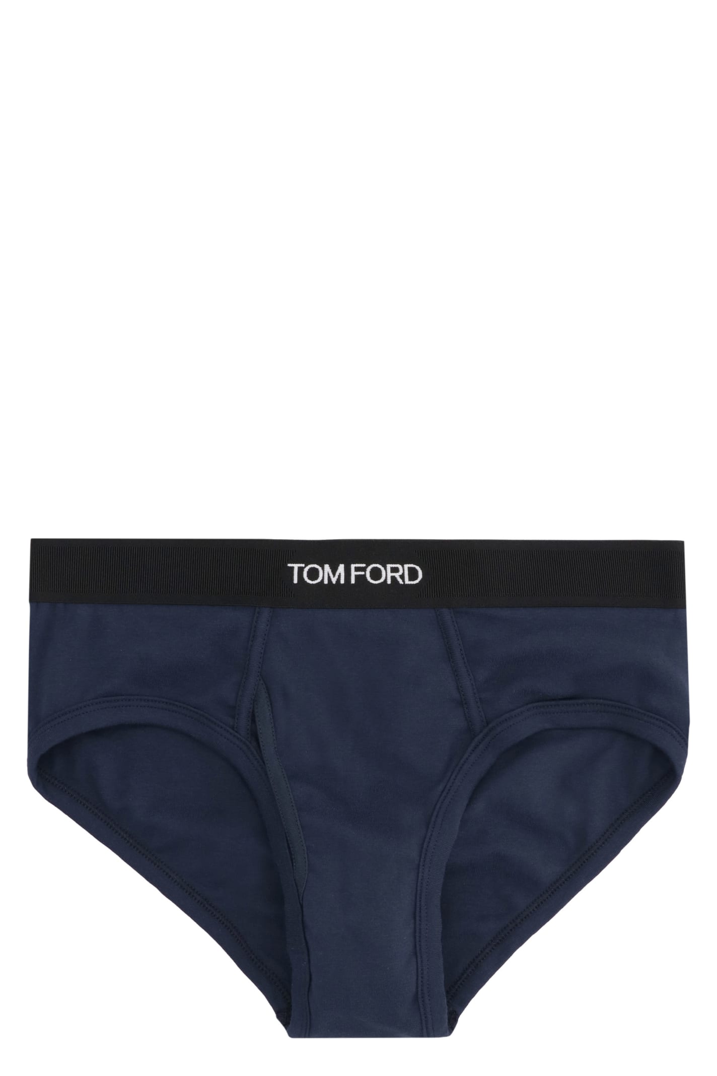 TOM FORD COTTON BRIEFS WITH ELASTIC BAND