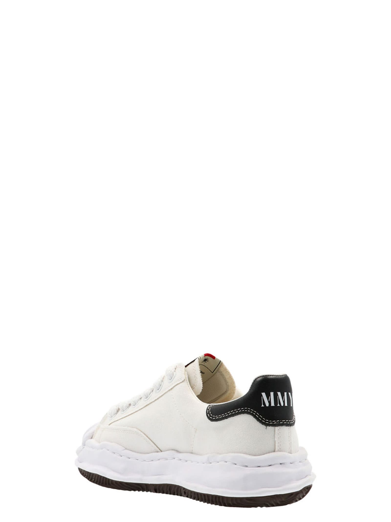 Shop Miharayasuhiro Blakey Sneakers In White