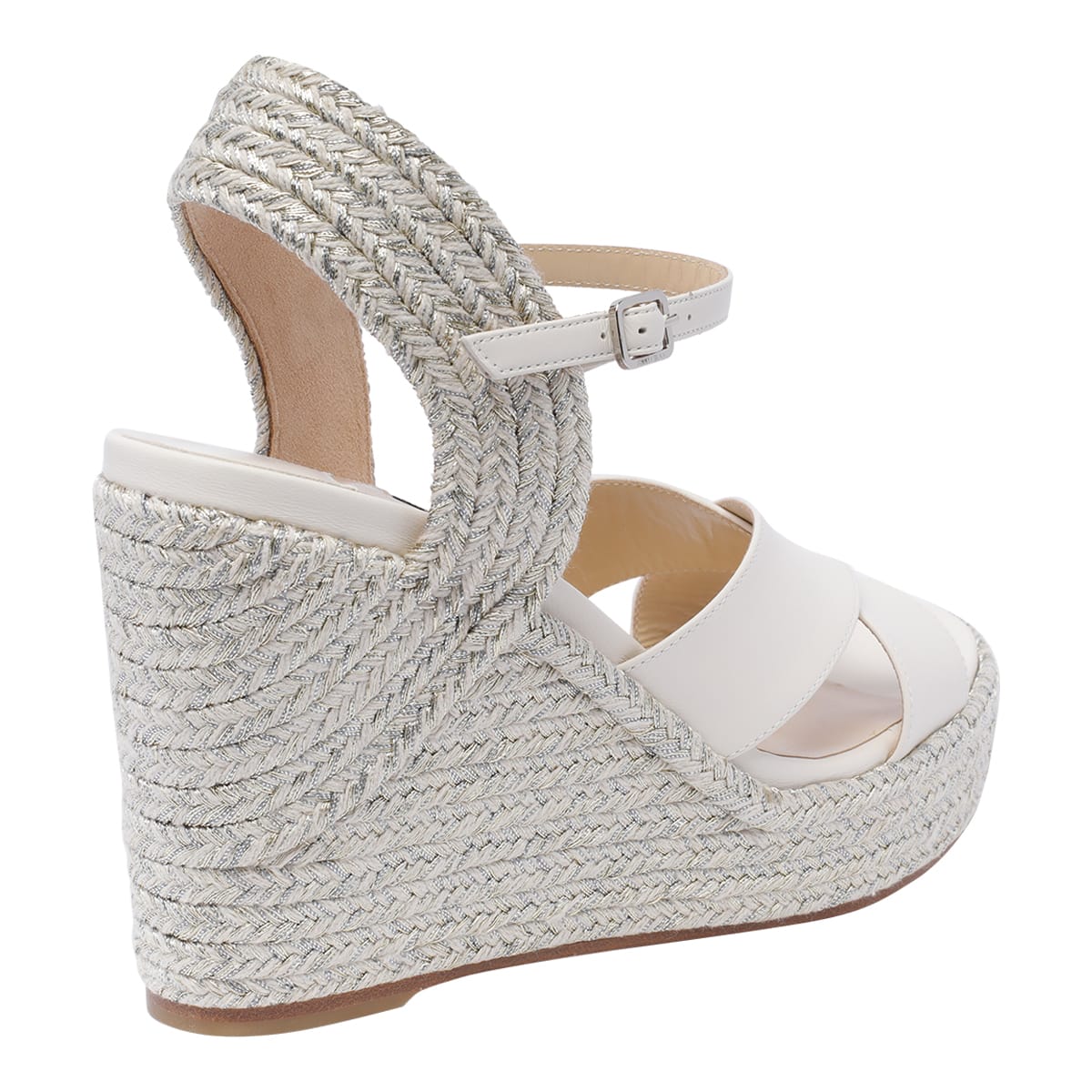 Jimmy Choo Dellena 100 Wedge In White