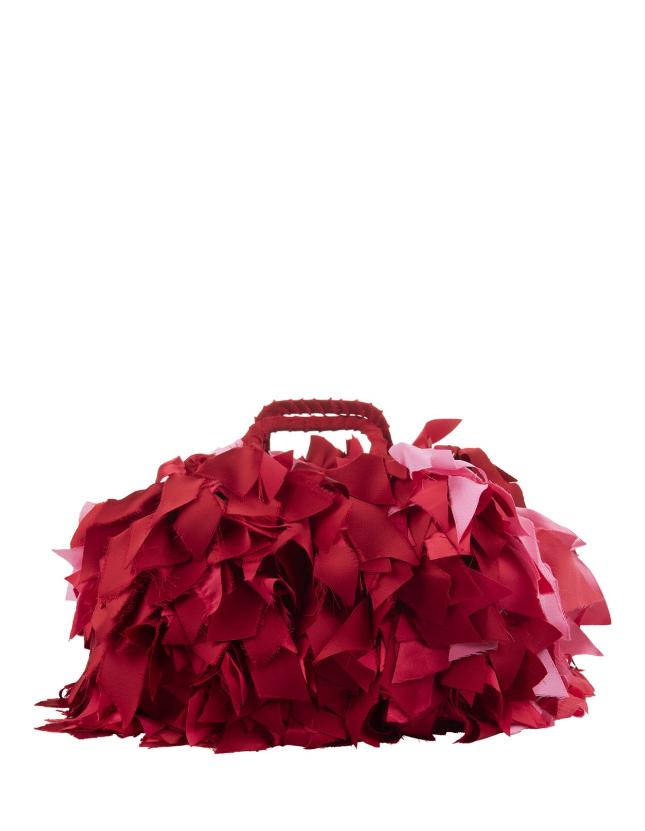 Shop Gianluca Capannolo Tote Bag With Colour Block Design In Red