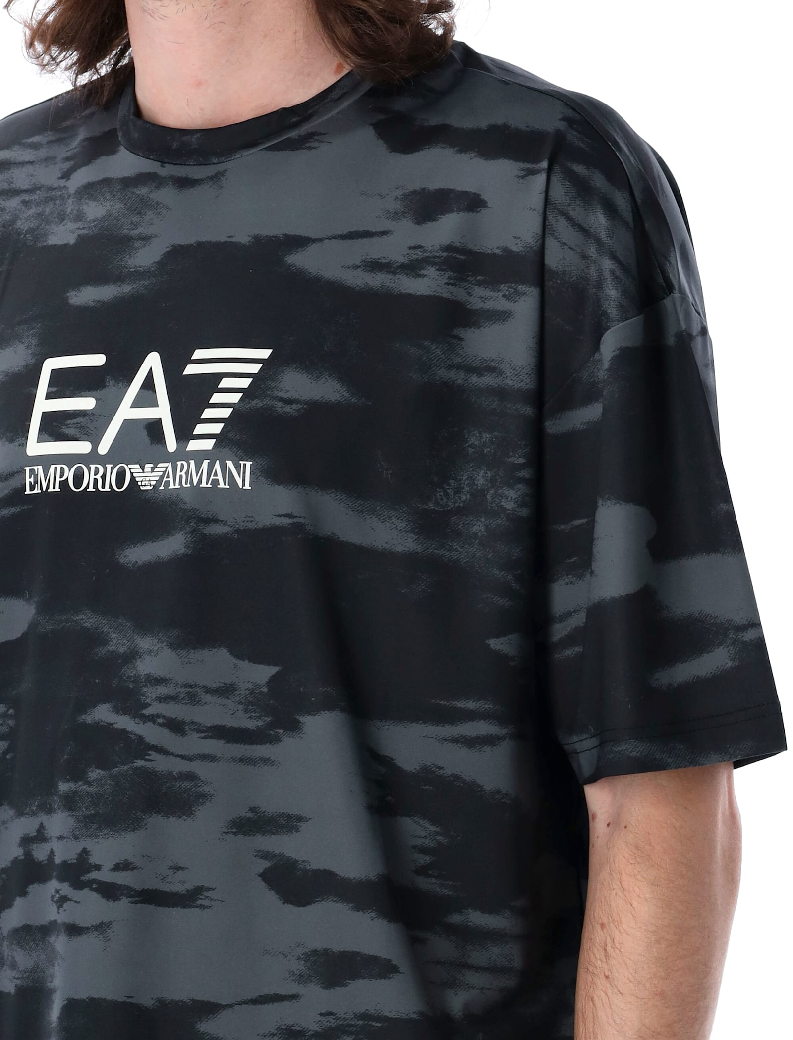 Ea7 Dynamic Athlete T-shirt In Black
