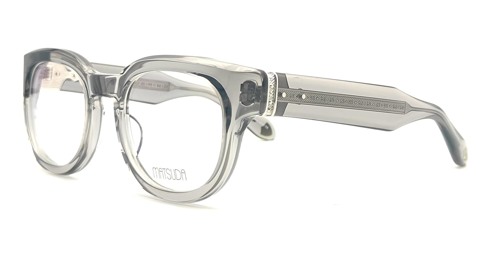 Matsuda M1038 - Grey Crystal / Silver Rx Glasses In Grey