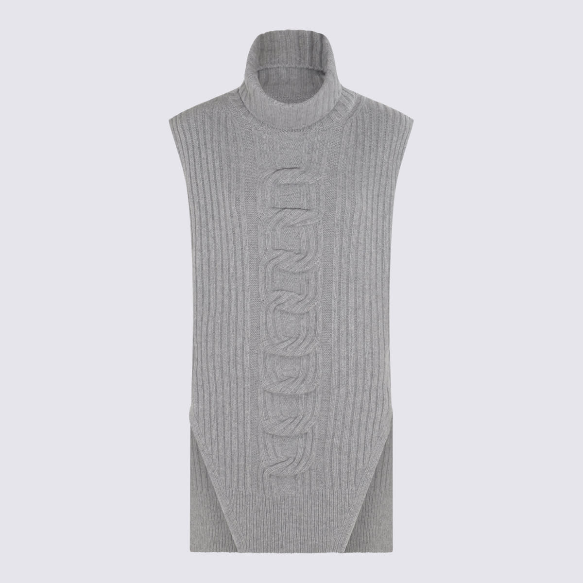 STELLA MCCARTNEY GREY WOOL TOP