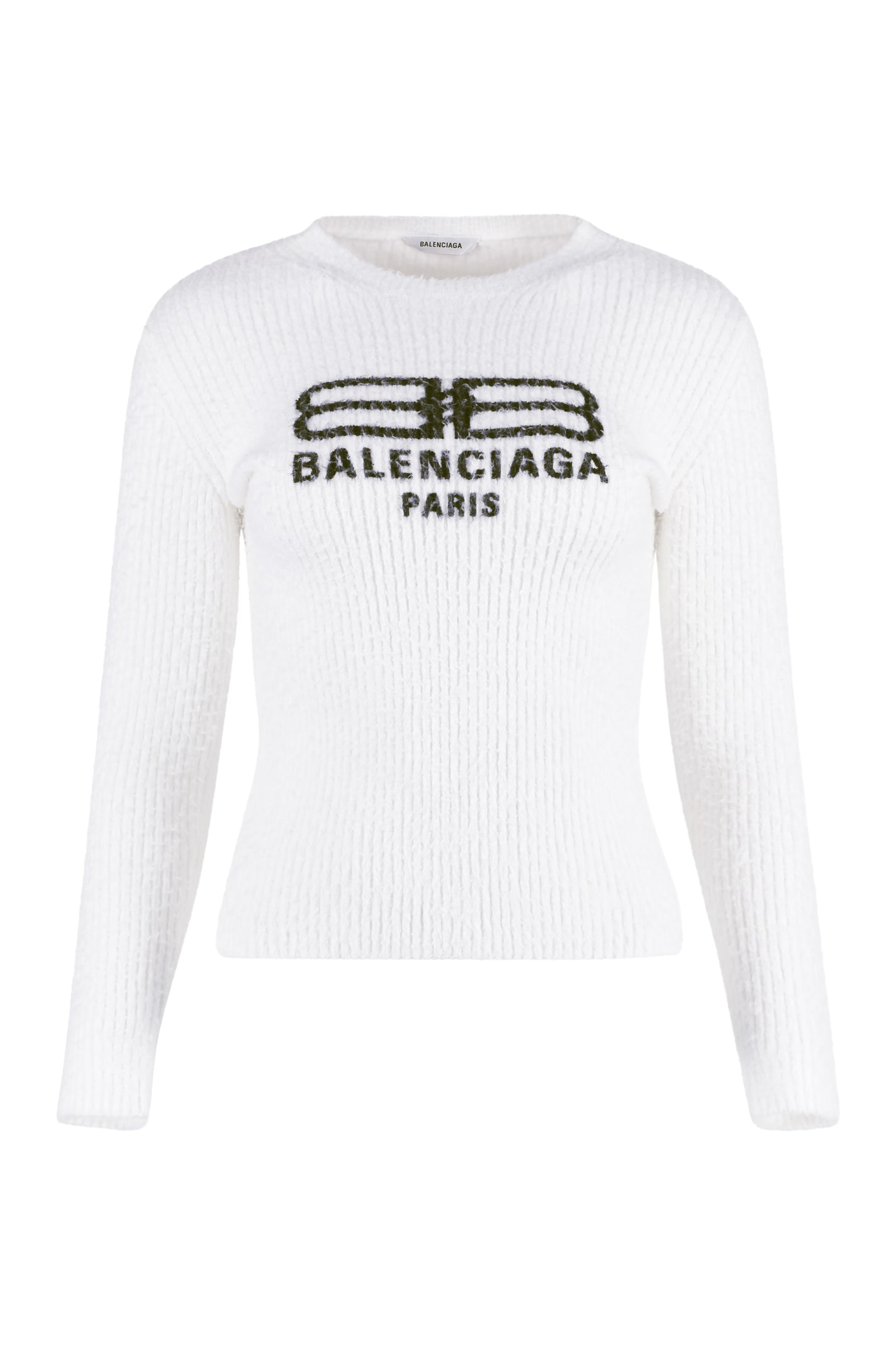 Balenciaga Long Sleeve Crew-neck Sweater
