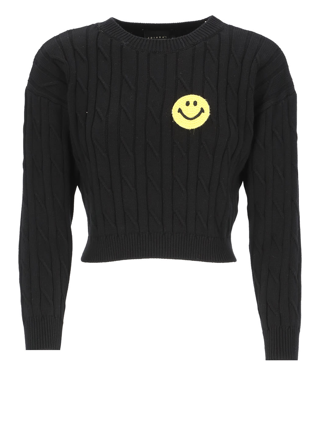 Joshua Sanders Smiley Cropped Sweater