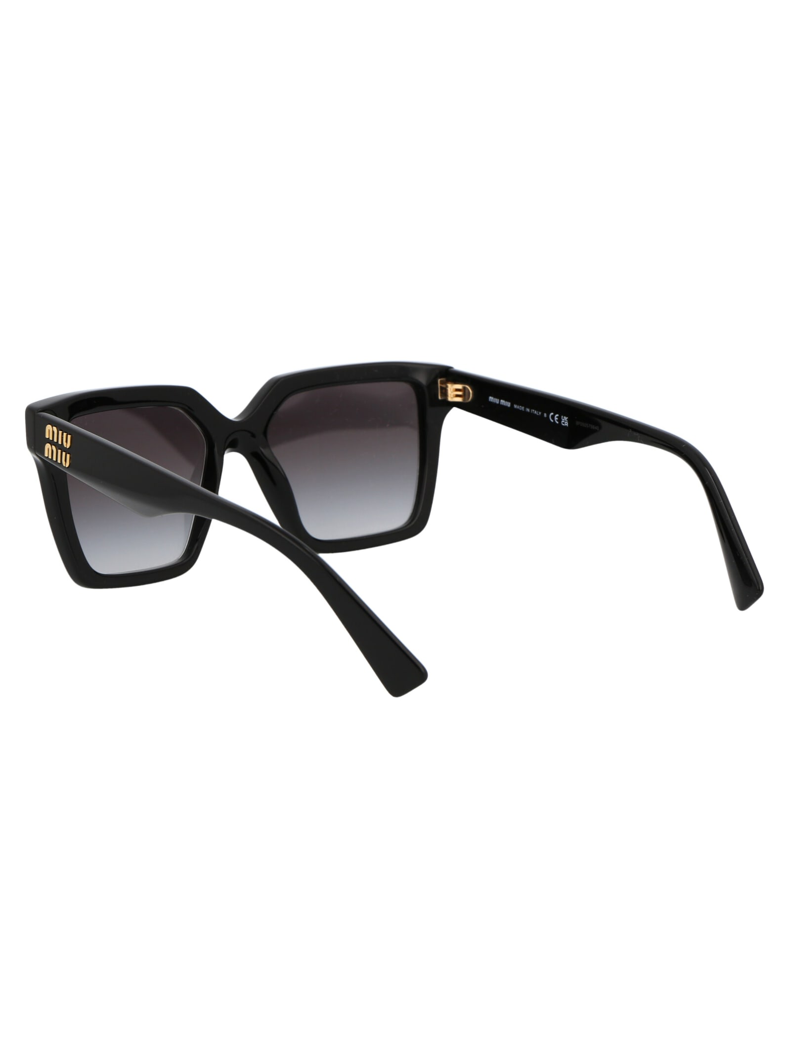 Shop Miu Miu 0mu 03ys Sunglasses In 1ab5d1 Black