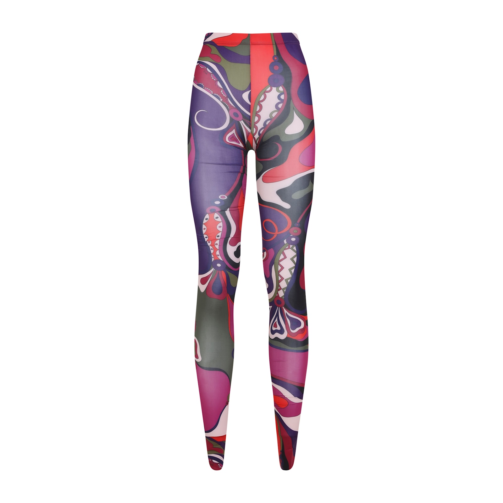 Pucci Patterned Casual Pants In Multi