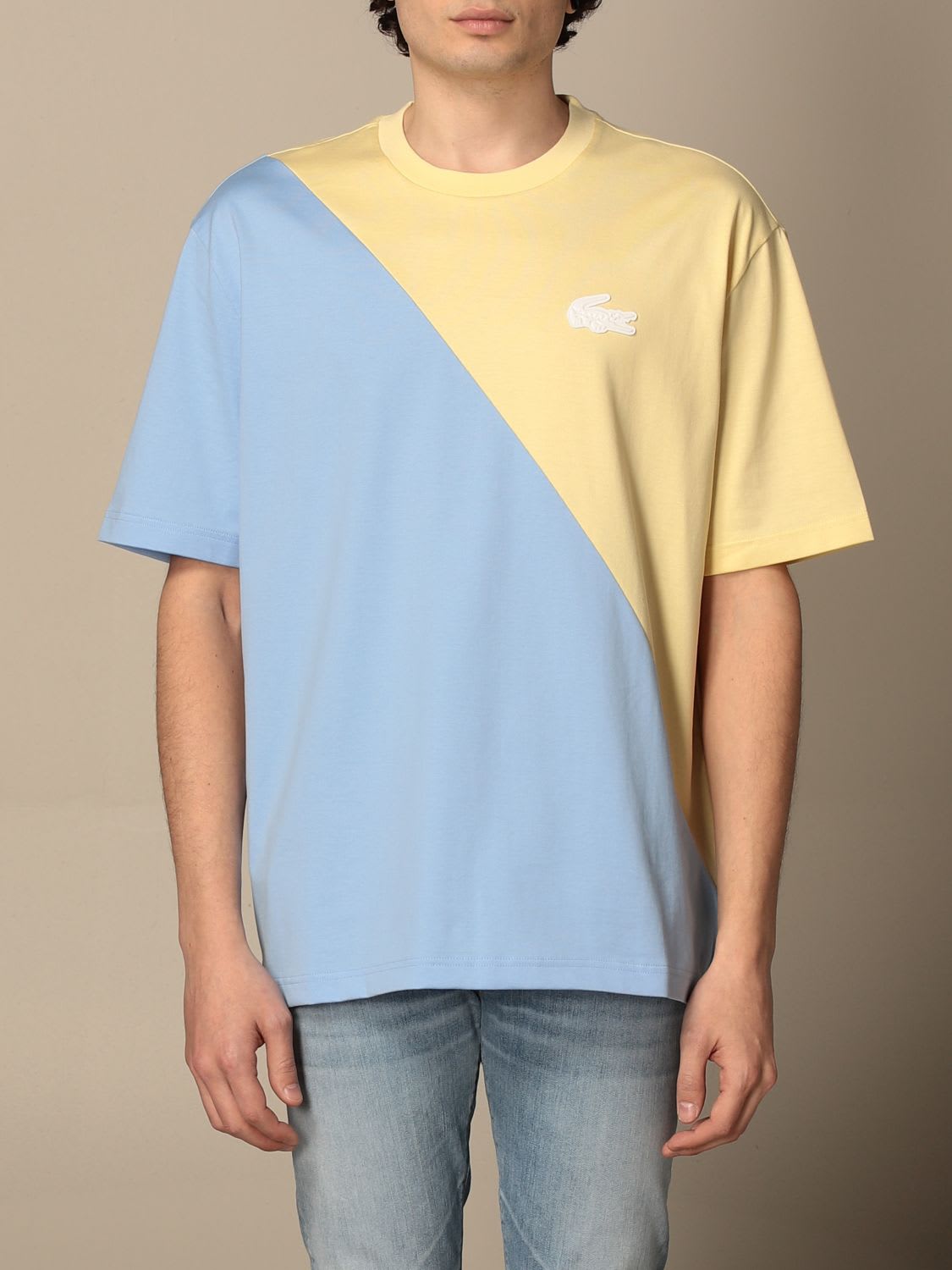 Lacoste L!ve T-shirt Lacoste L!ve Cotton T-shirt With Mini Logo