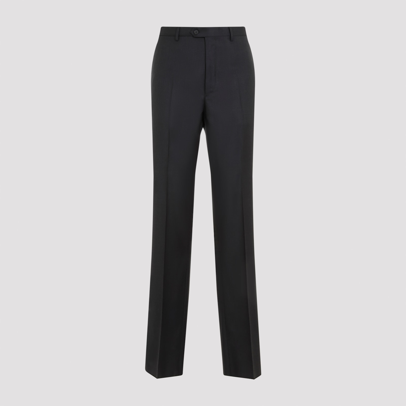 Lanvin Tailored Wool Pants In Anthracite