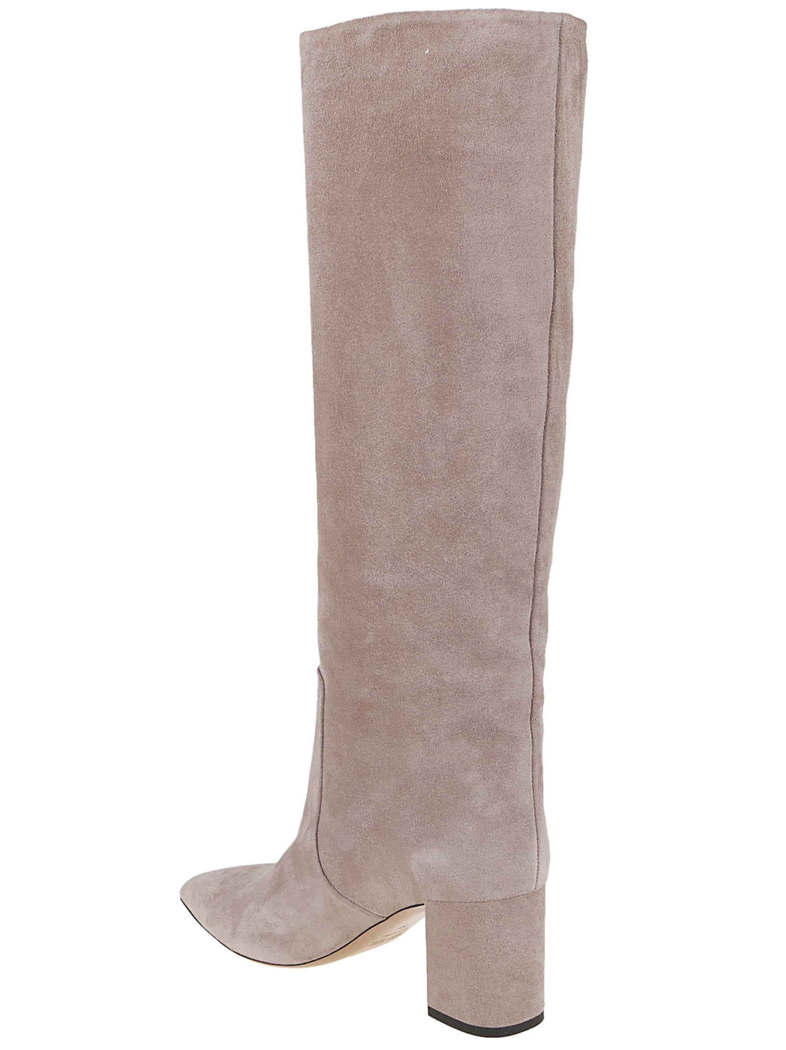 Paris Texas Anja Knee-high Block Heel Boots In Pink