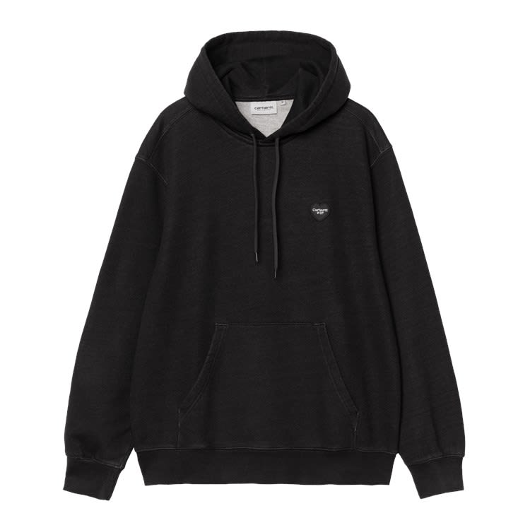 Carhartt Hooded Ingo Sweatshirt In Black