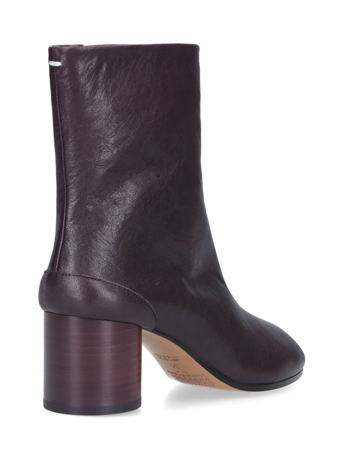 Maison Margiela 60mm Tabi Ankle Boots In Brown