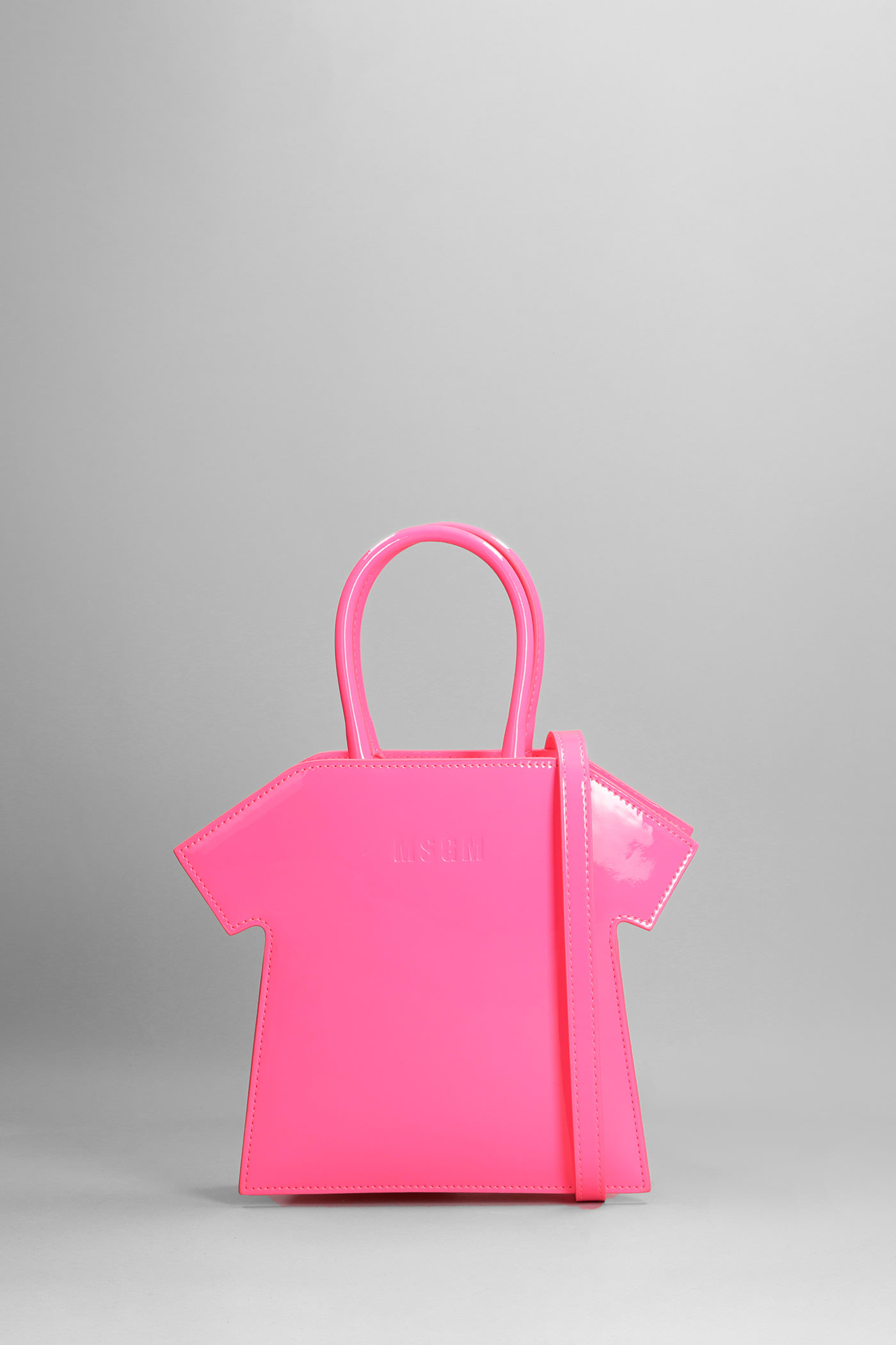 MSGM Hand Bag In Fuxia Polyester
