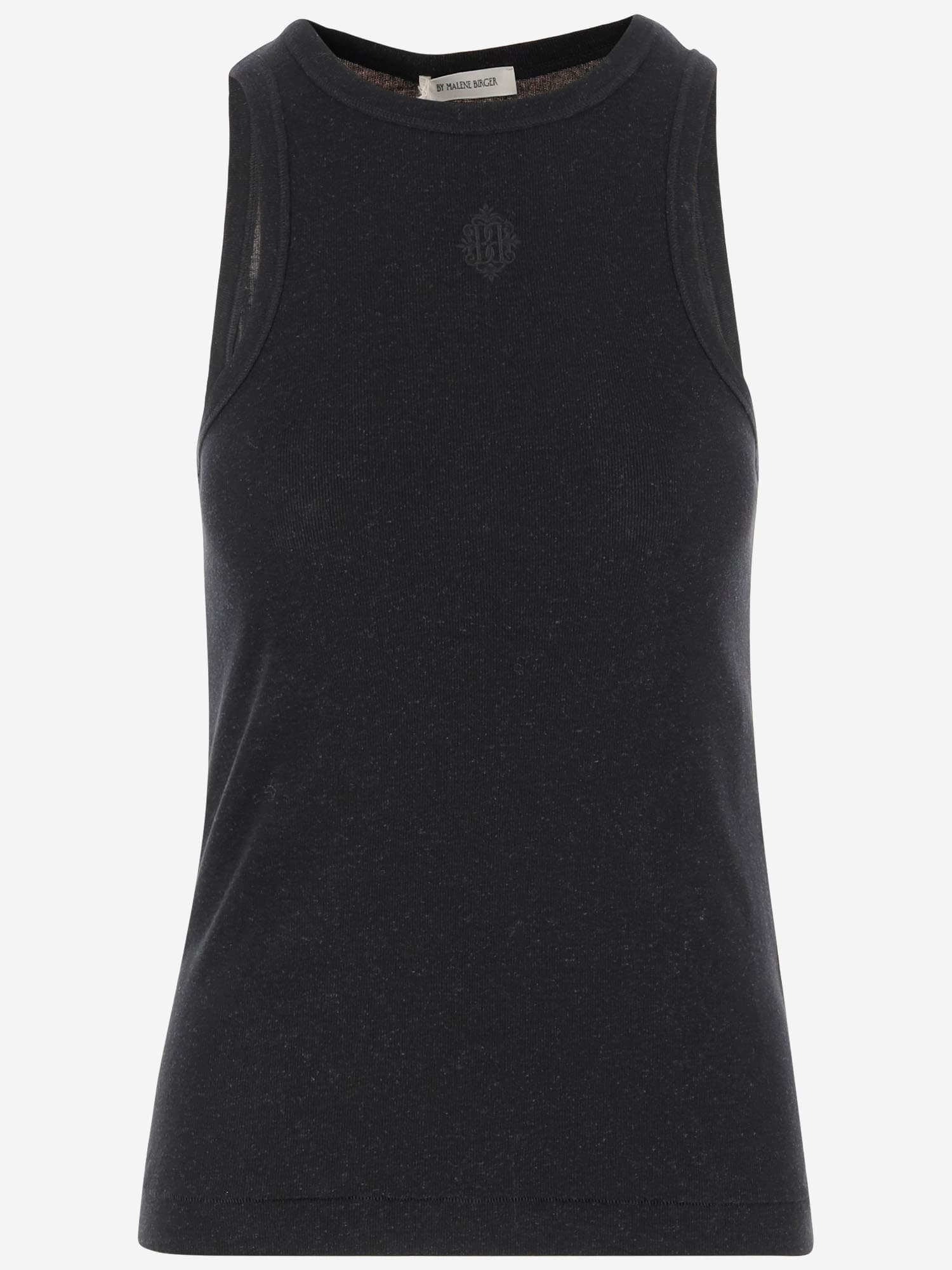 By Malene Birger Lise Tank Top In Lyocell Blend In Black