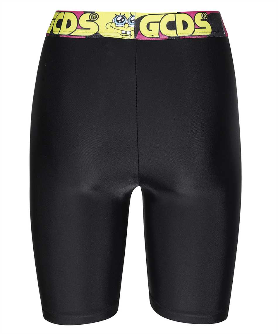 Gcds Knee-high Legging Shorts In Black