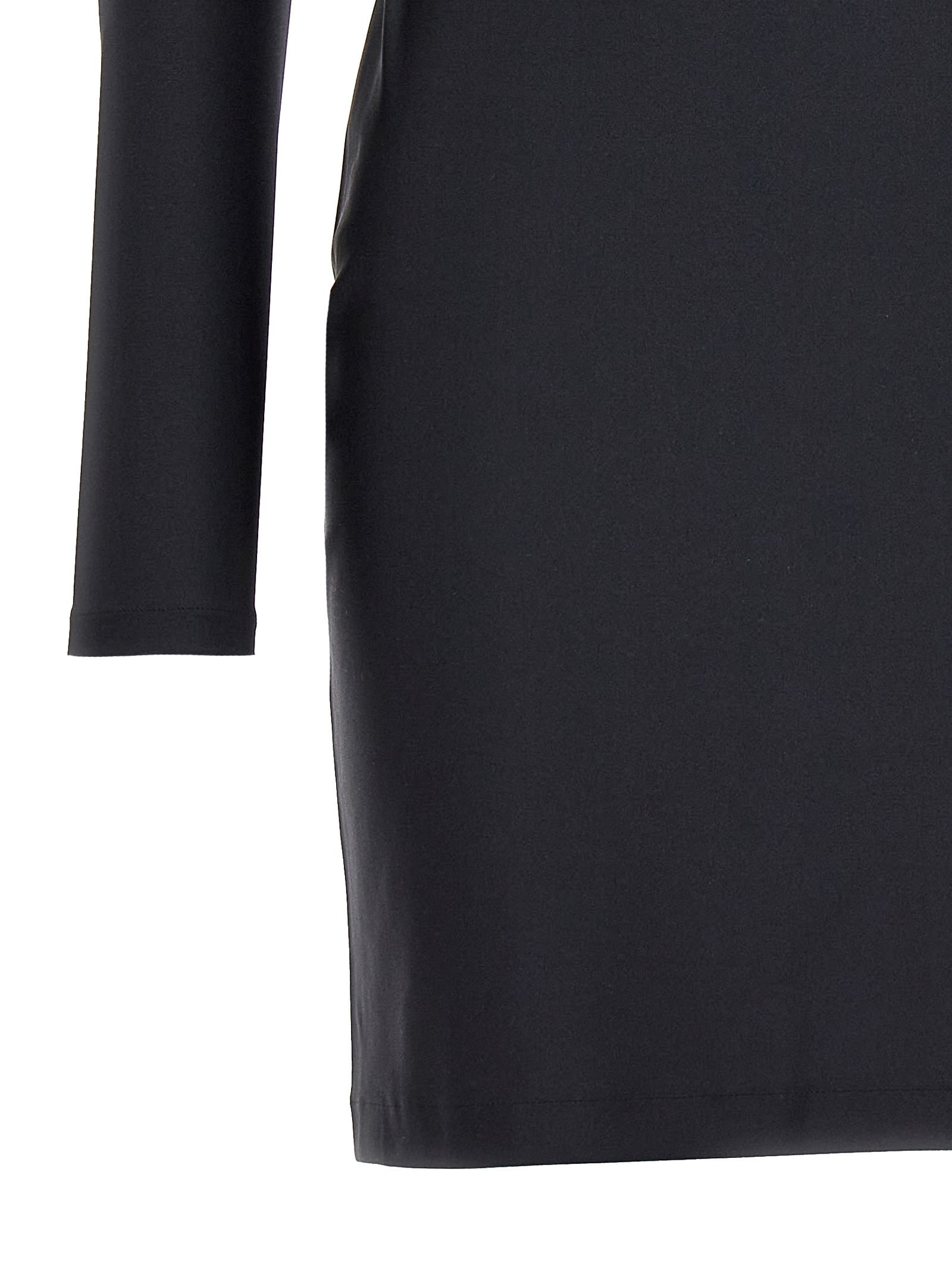 Shop Coperni Twisted Cut-out Dress In Black