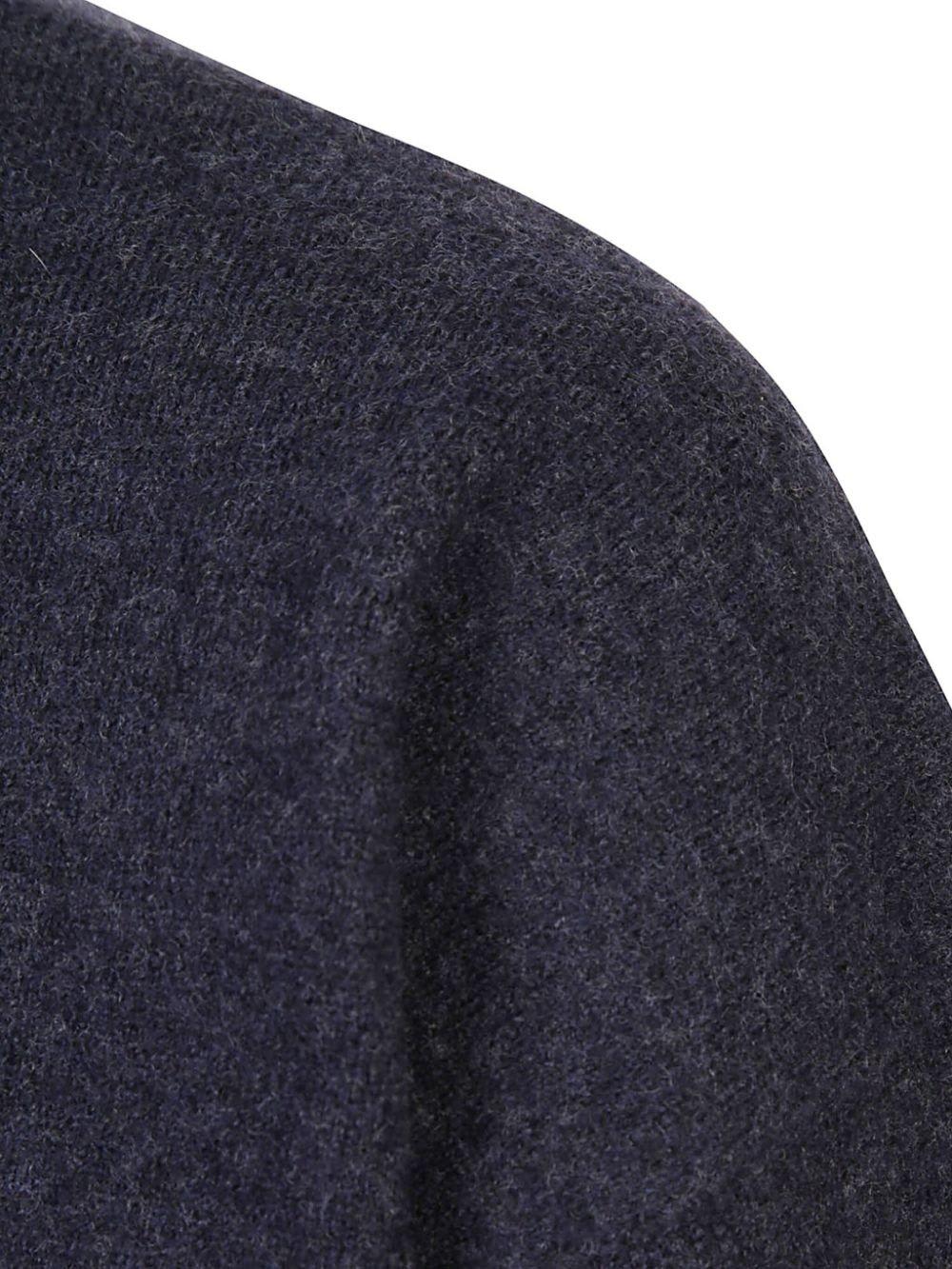 Shop Roberto Collina Crewneck Knit Sweaters In Blue