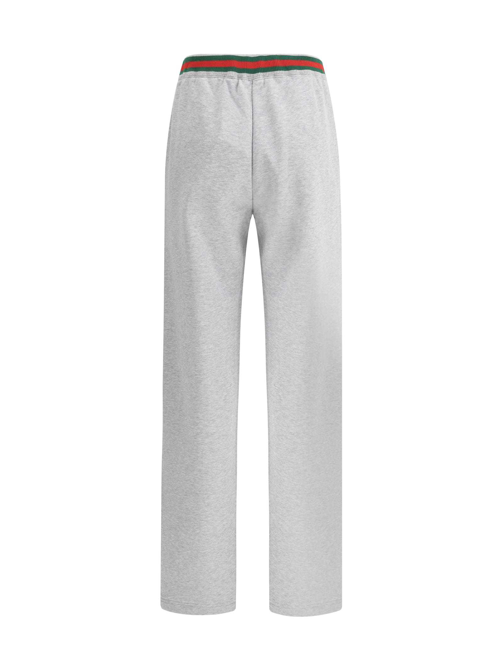 Gucci Horizontal Stripe Sweatpants In Grey Melange/mix