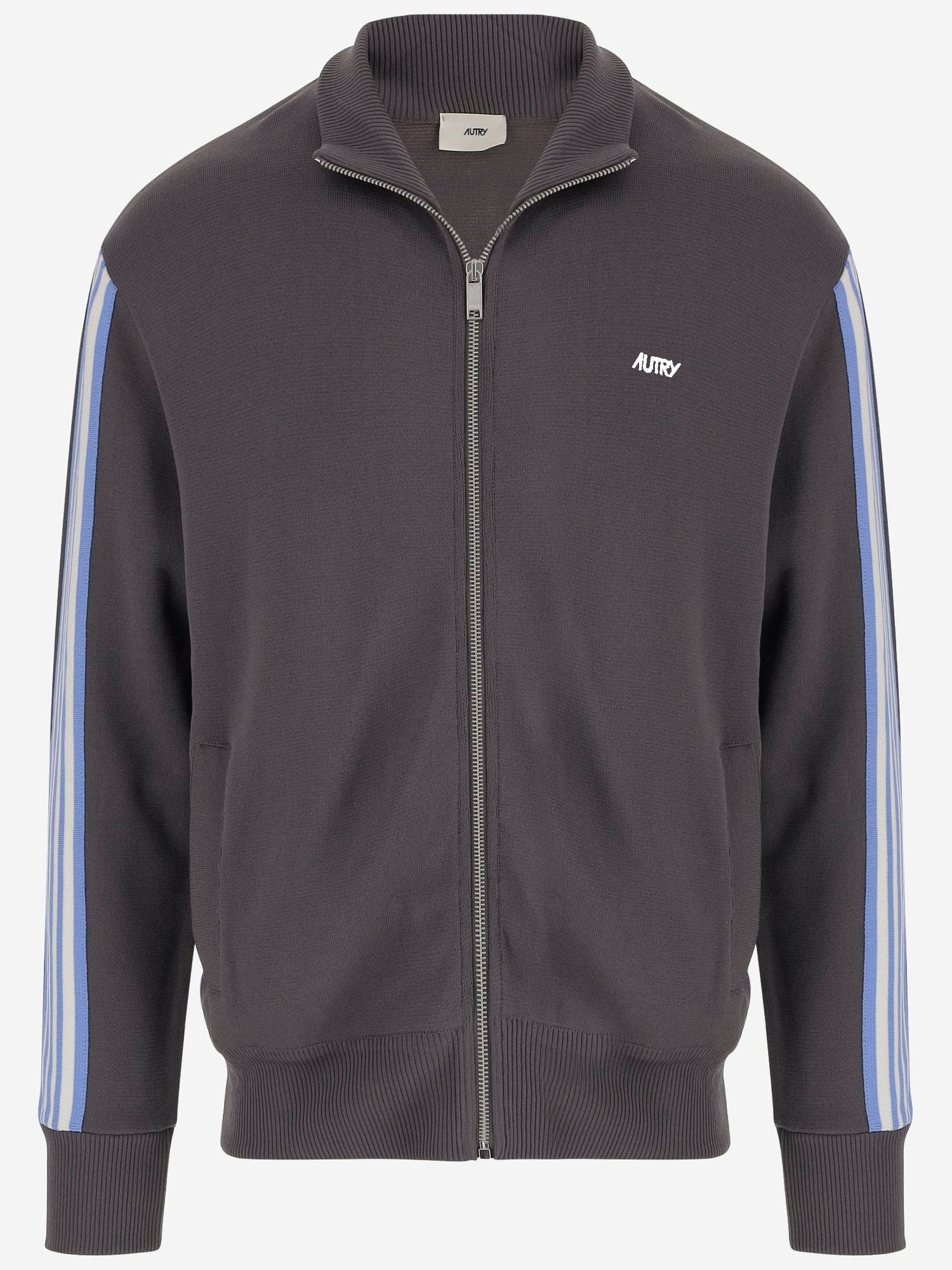 Viscose Blend Jacket With Logo