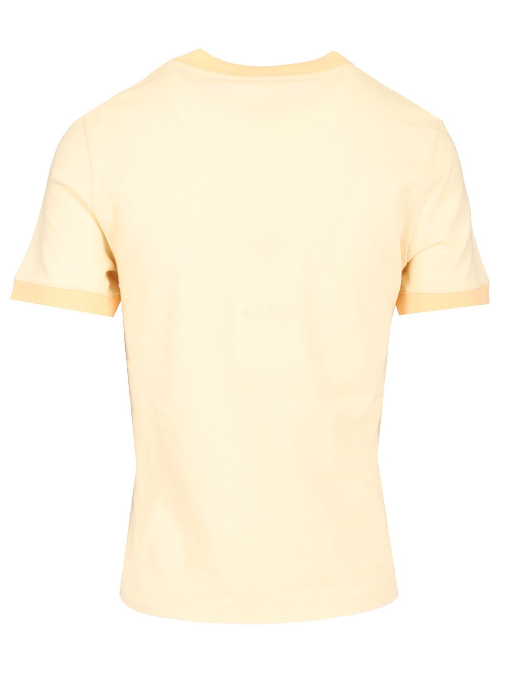Shop Chloé Logo T-shirt In Yellow