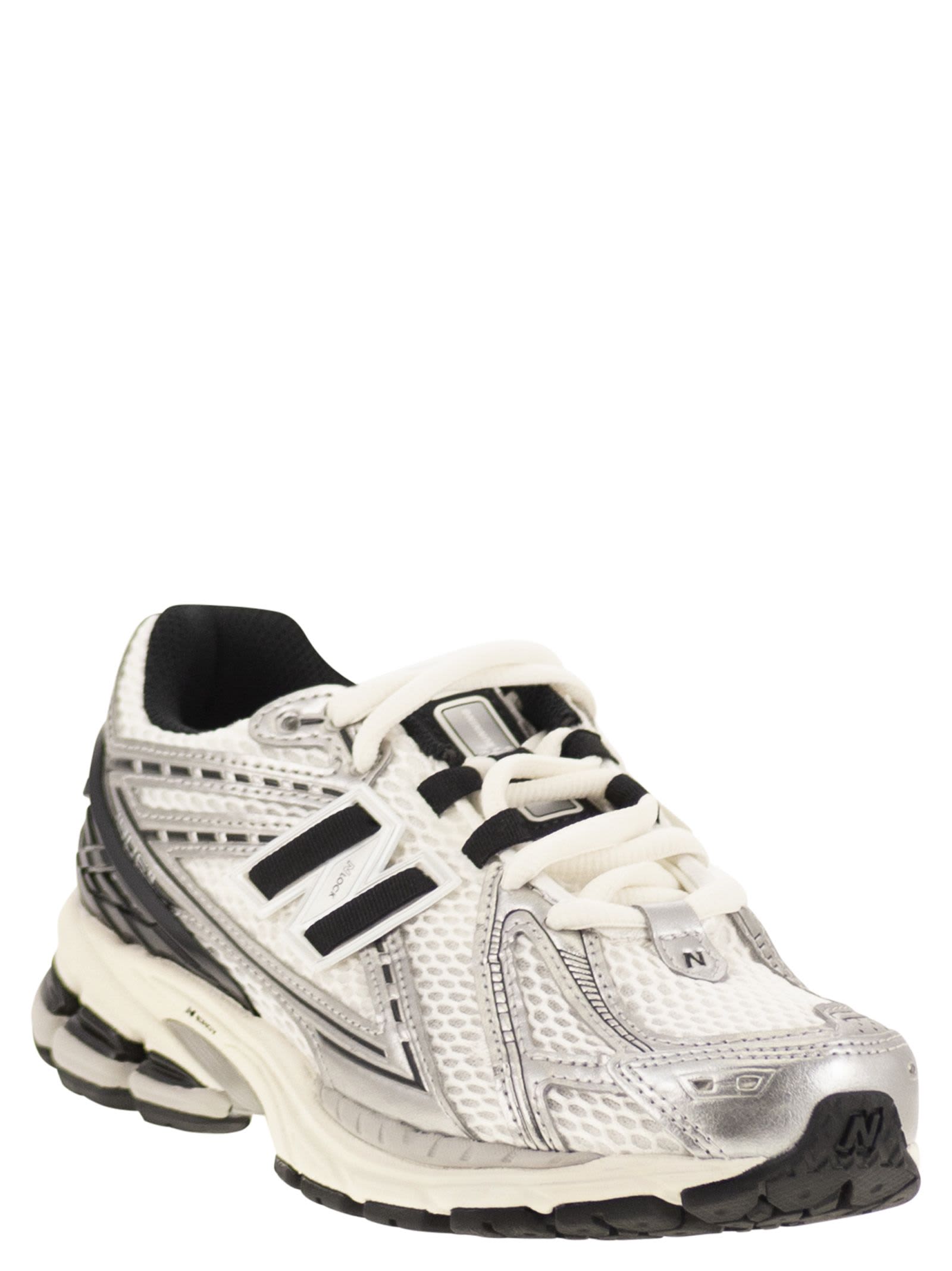 New Balance Multicolor Low Top Sneakers With Logo Detail On The Rear In Tech Fabric Man In White
