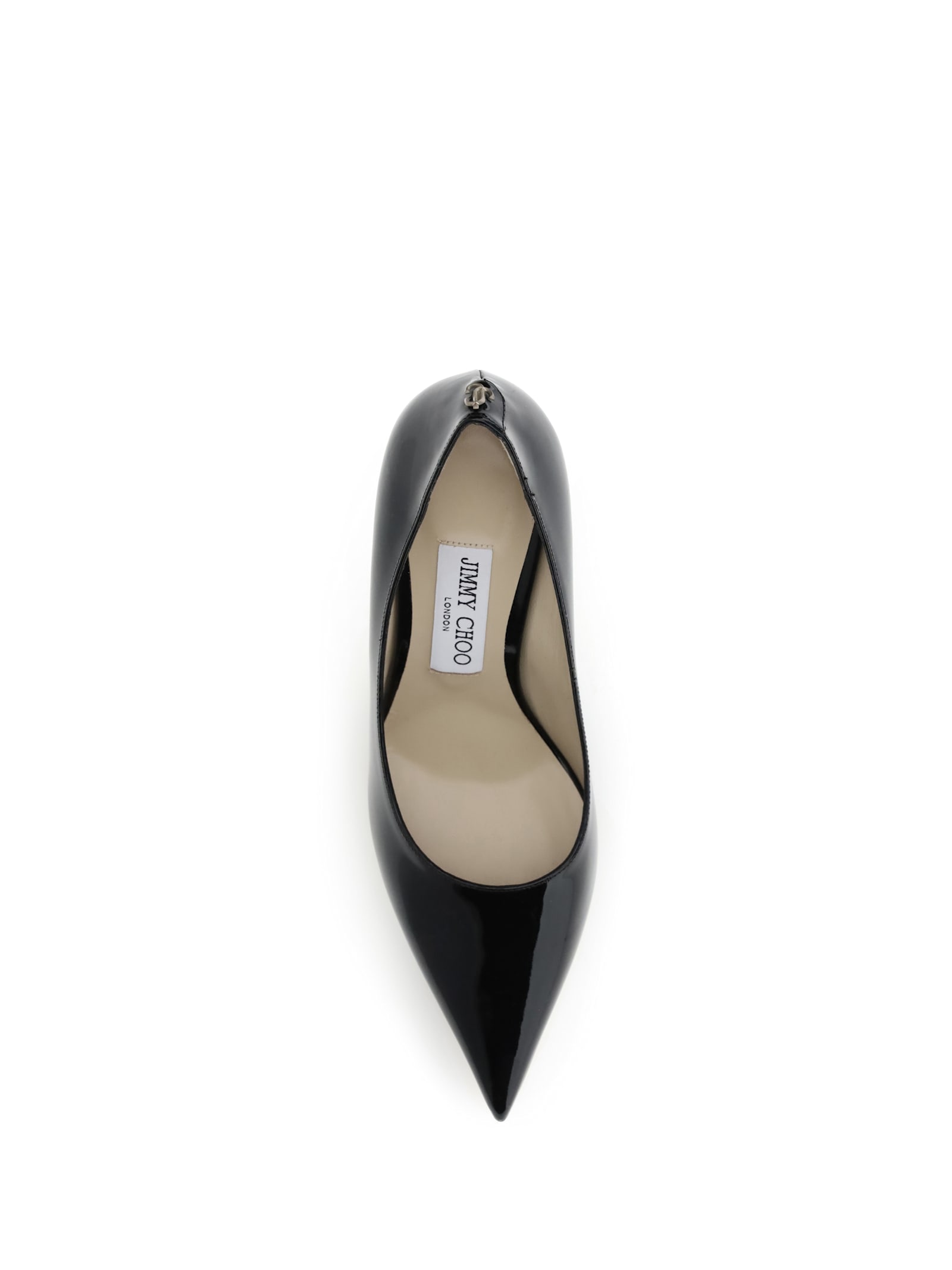 Jimmy Choo Love 85mm Patent Leather Pumps In Black