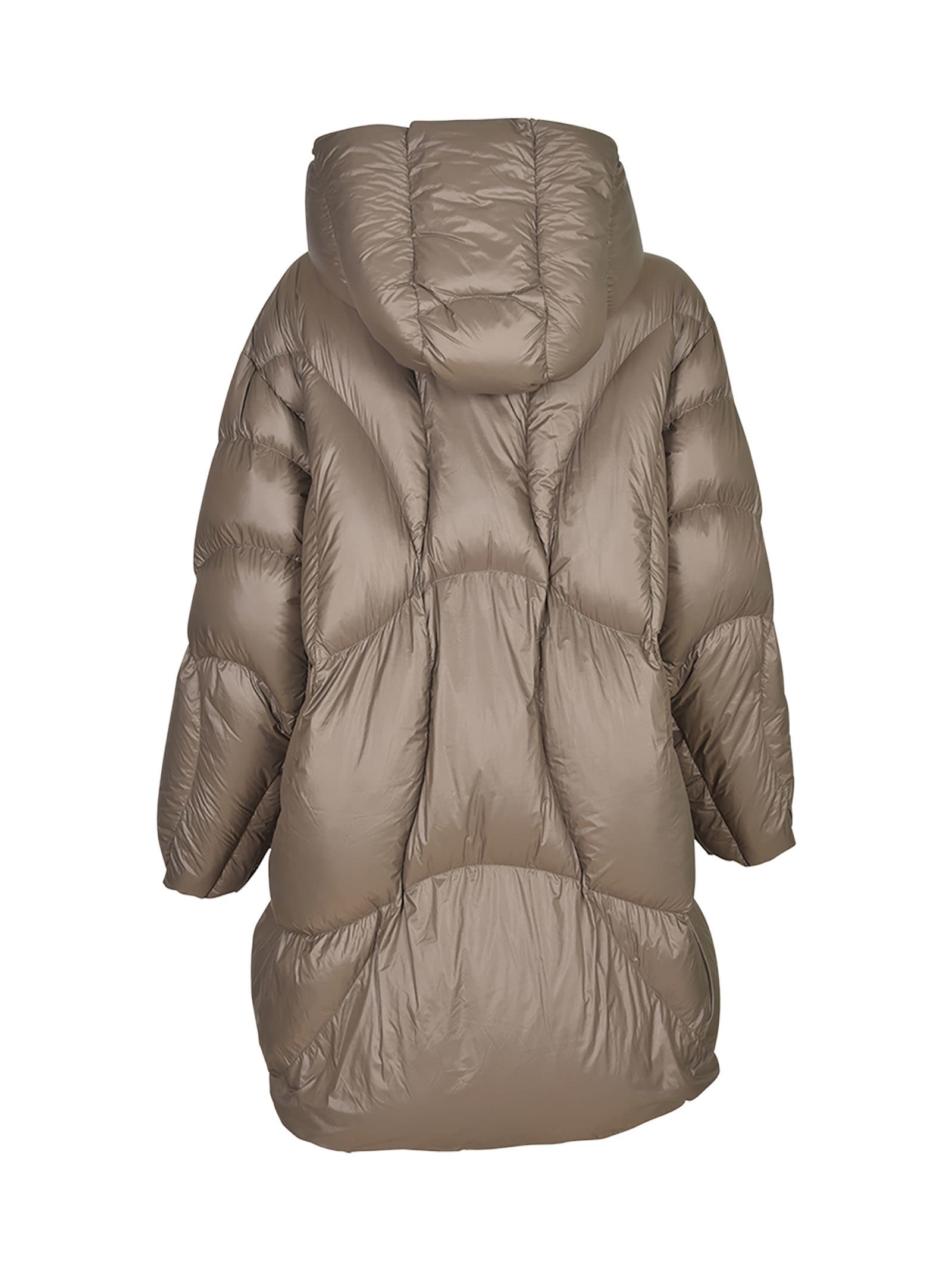 Shop Jnby Quilted Wrap Jacket In Taupe