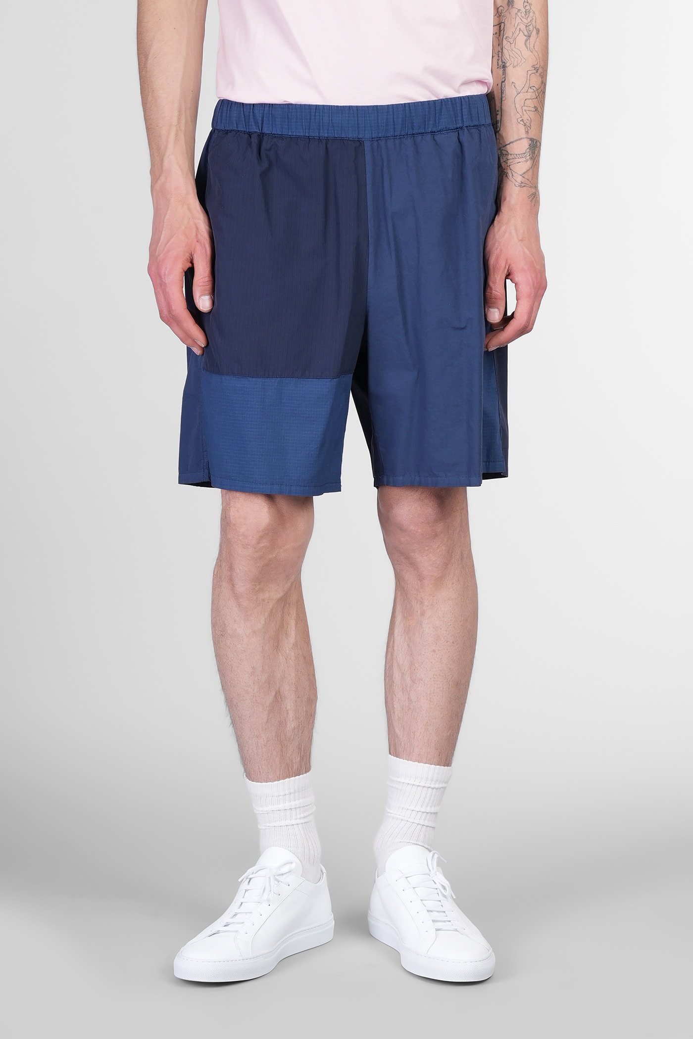Shorts In Blue Cotton