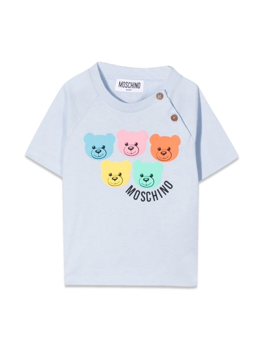 Moschino Babies' T-shirt In Blue