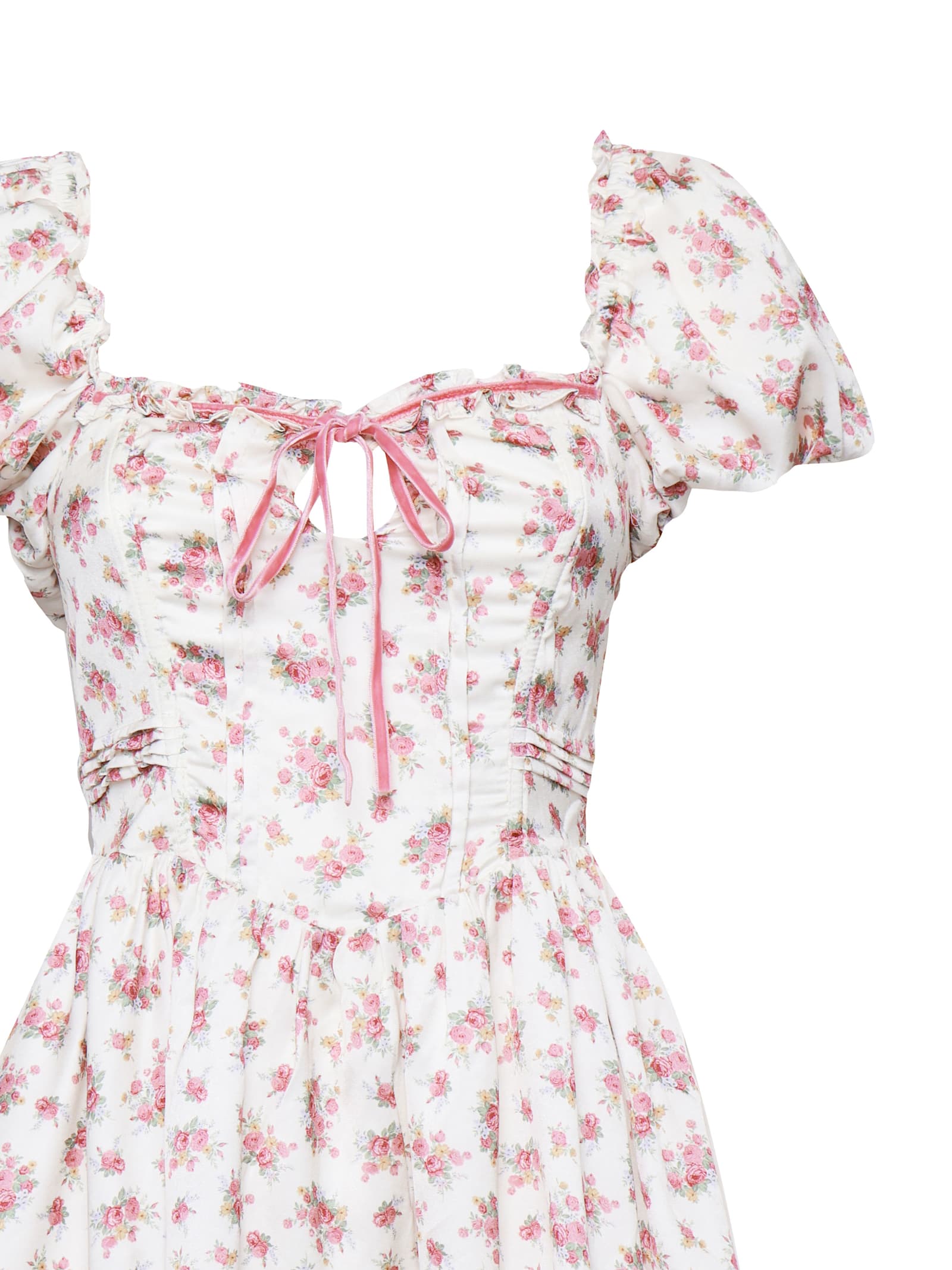 Shop For Love &amp; Lemons Etienne Mini Dress In Pink