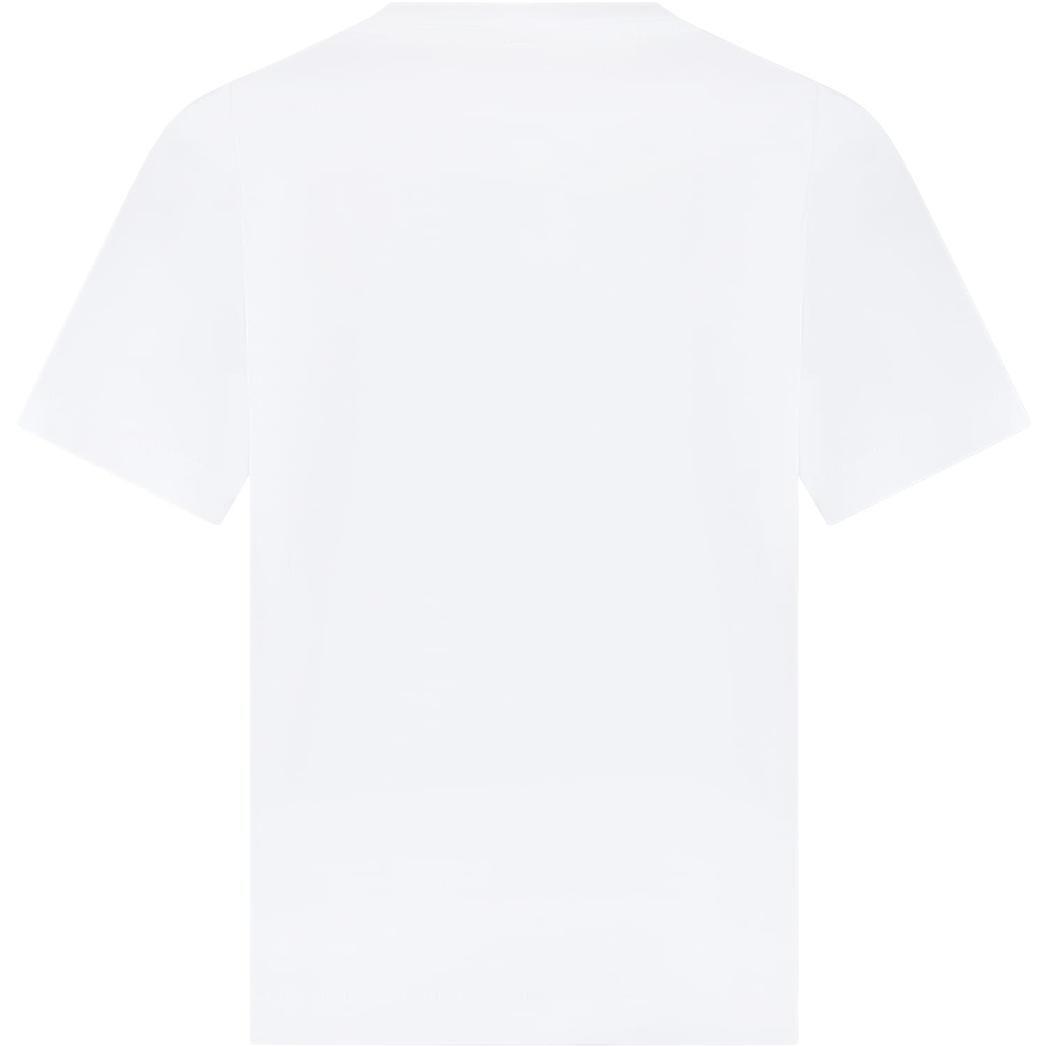 Shop Stella Mccartney White T-shirt For Boy With Toast Print