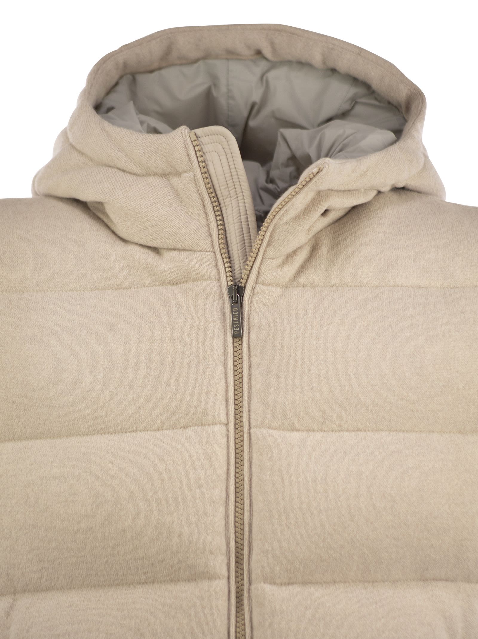 Peserico Men's Goose Down Vest In Light Beige