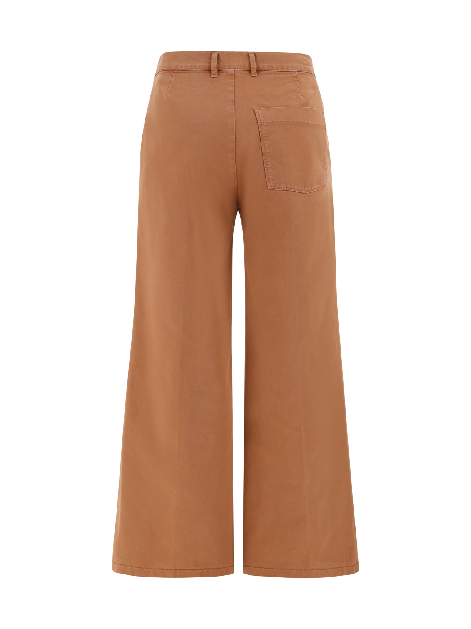 Shop Forte Forte Pants In Sweet Choco