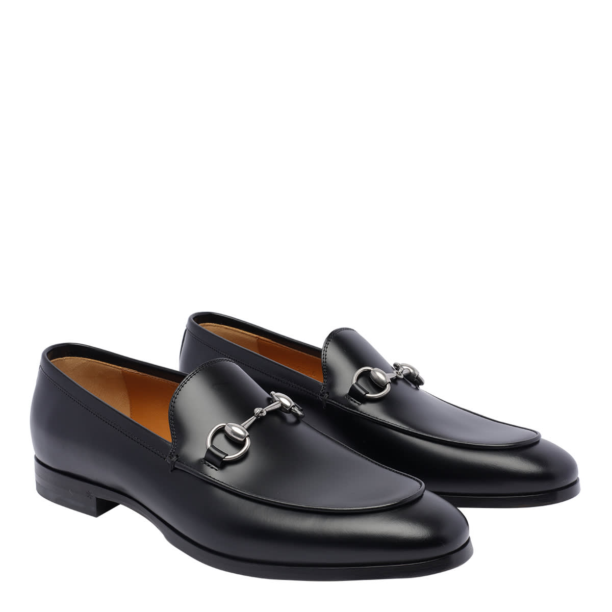 Shop Gucci Horsebit Loafers In Black